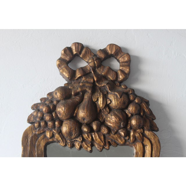 Serge Roche 1980s Serge Roche Style Rococo Giltwood Wall Mirror For Sale - Image 4 of 12