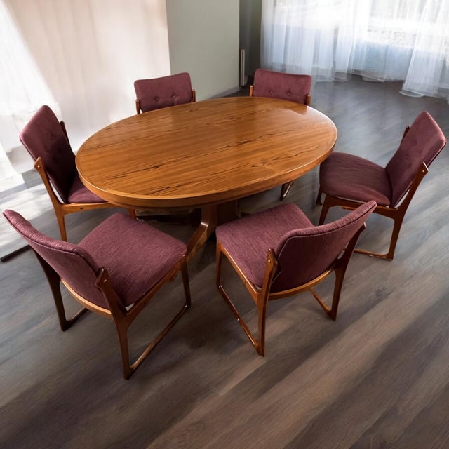 1960s Set of 6 Restored Danish Teak Vamdrup Stolefabrik Mid-Century Modern Dining Chairs For Sale - Image 5 of 18