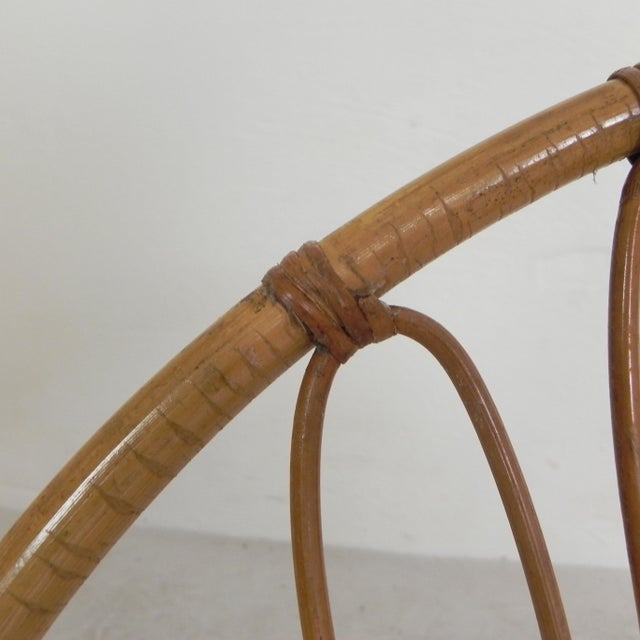 Rattan, Bamboo Childrens Chairs from Rohe Noordwold,e 1950s, Set of 2 For Sale - Image 16 of 18
