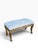 Traditional Dennis & Leen Regency Style Upholstered Bench For Sale - Image 3 of 7