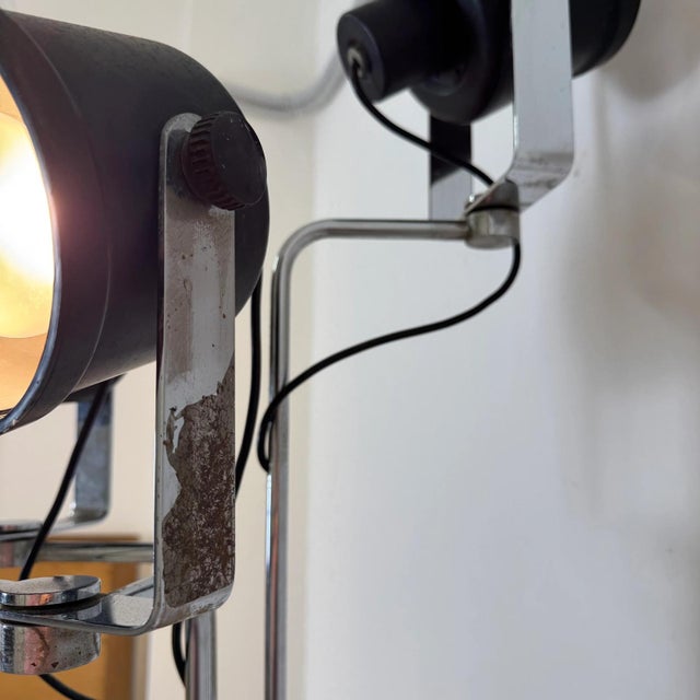 P433 Brusasco Torretta 3-Spotlight Floor Lamp from Luci Italia, 1970s For Sale - Image 14 of 17