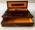 20th C. Mid-Century Modern Wooden Valet Jewelry Box With Woven Cane Top & Drawer For Sale - Image 12 of 18