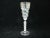 Very fine Seventh circle wine glass. Measures 9" tall" X 2 3/4" Excellent condition, no chips, cracks or repairs.