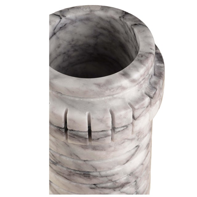 Marble Array Vase by Nina Magon For Sale - Image 4 of 4