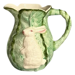 Vintage Rabbit Cabbage Patch Pitcher