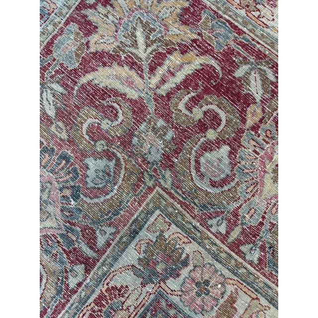 Antique Signed Persian Lavar , 12' X 15' For Sale In New York - Image 6 of 7