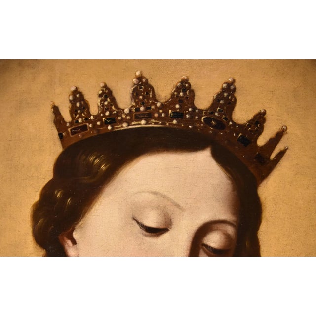 Workshop of Guido Reni, Saint Catherine of Alexandria, 1650, Oil on Canvas, Framed For Sale - Image 13 of 15