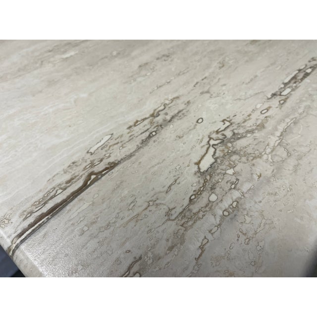 Beige Vintage Travertine Nesting Tables, 1970s, Set of 3 For Sale - Image 8 of 10