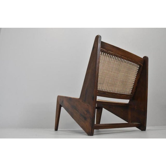 Wood Kangaroo Chair Armchairs by Pierre Jeanneret, 1950s, Set of 2 For Sale - Image 7 of 17
