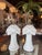 Vtg. Pair Plaster White Lacquered Palm Beach Tree Table Lamps Newly Wired Brass For Sale In West Palm - Image 6 of 12