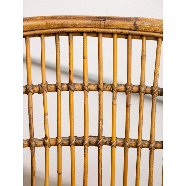 Tito Agnoli Rattan Chair For Sale - Image 14 of 15