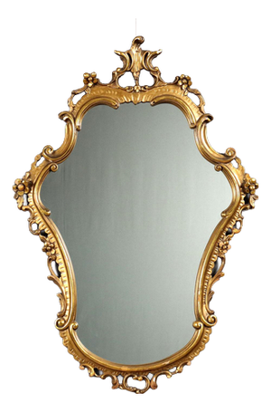 Baroque Style Carved and Gilded Mirror