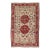 Antique Turkish Sivas Rug With Red, Taupe, Light Green and Cream Colors For Sale