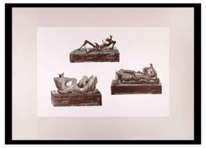Henry Moore, Three Reclining Figures, Lithograph, 1976