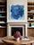 With acrylic, ink, enamel, sand, and texture on raw canvas with gallery-wrapped edges, this gestural, layered stain...