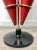 Metal & Brass Red Cone Umbrella Stand from Vitra, Italy, 1970s For Sale - Image 6 of 11