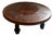 Leather and Wood Coffee Table by Angel Pazmiño, Ecuador, 1960s For Sale