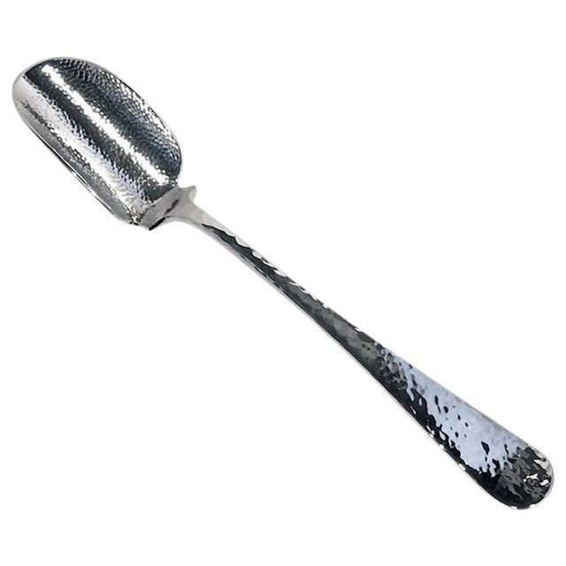 Sterling Silver Stilton Cheese Scoop by Dominick & Haff "Old English Antique" Pattern For Sale