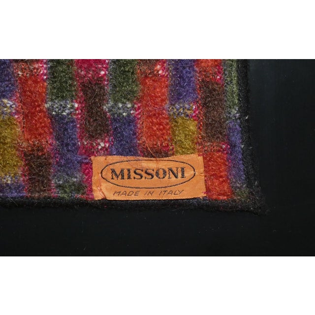 Tapestries on Wooden Frame from Missoni, Italy, 1980s, Set of 2 For Sale - Image 9 of 14