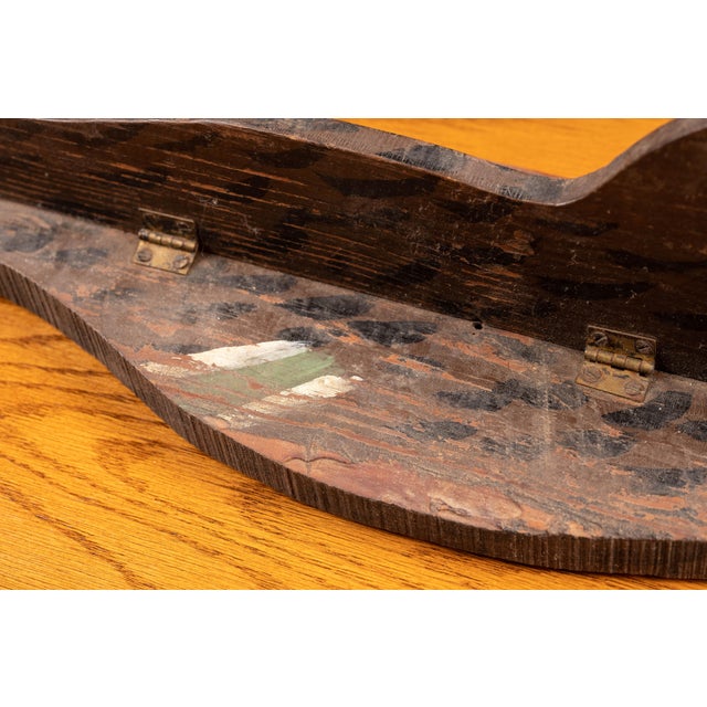 Vintage 1910s Painted Folding Duck Decoy For Sale - Image 4 of 6