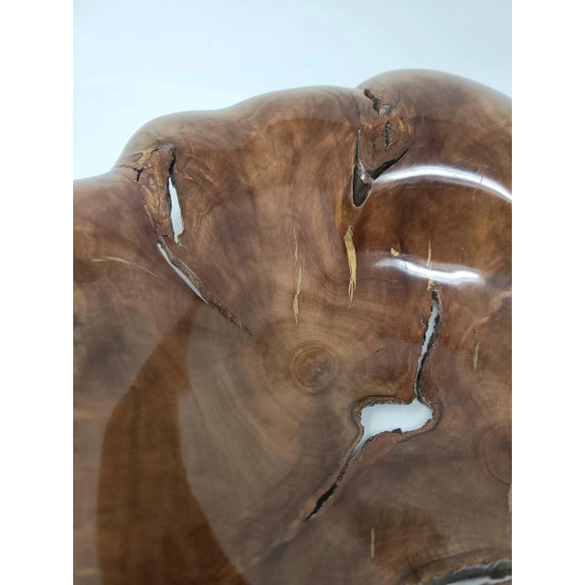 Vintage Carrotwood Signed and Numbered w.p. Krum #1271 For Sale In Tampa - Image 6 of 11