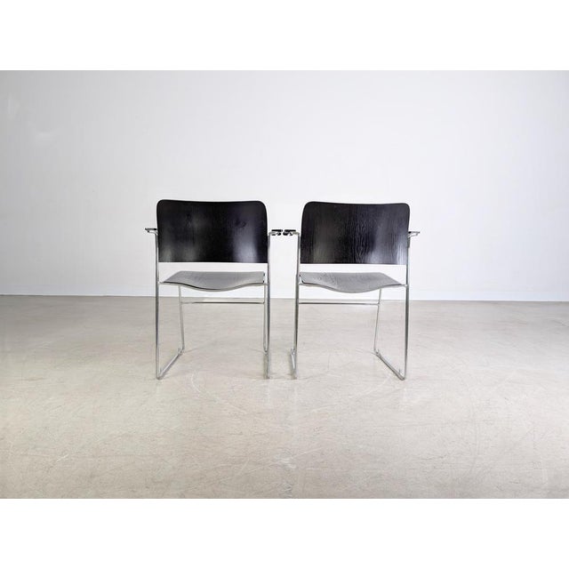 Howe 40/4 Chairs by David Rowland, Set of 4 For Sale - Image 11 of 18