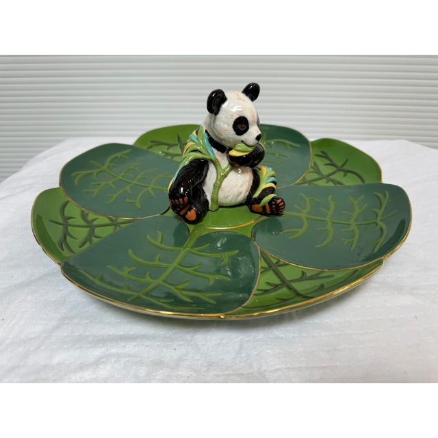 Design Plus Gallery presents the Panda Party Ceramic Plate from Lynn Chase Designs. Incredibly rare and totally cute panda...