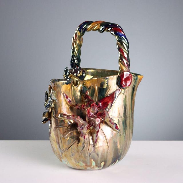 Ceramic Pourer by Giuseppe Mazzotti for Albisola For Sale - Image 3 of 11