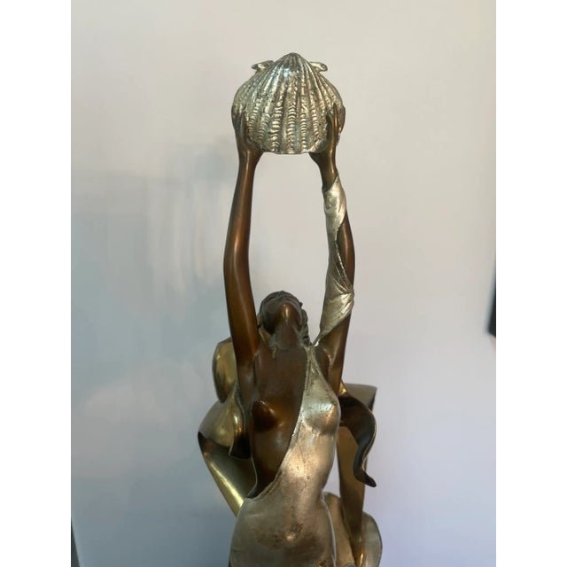 1980s "Polena" Bronze Sculpture by Angelo Basso For Sale - Image 5 of 10