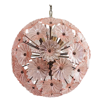Vintage Italian Sputnik Crystal Chandelier, 1990