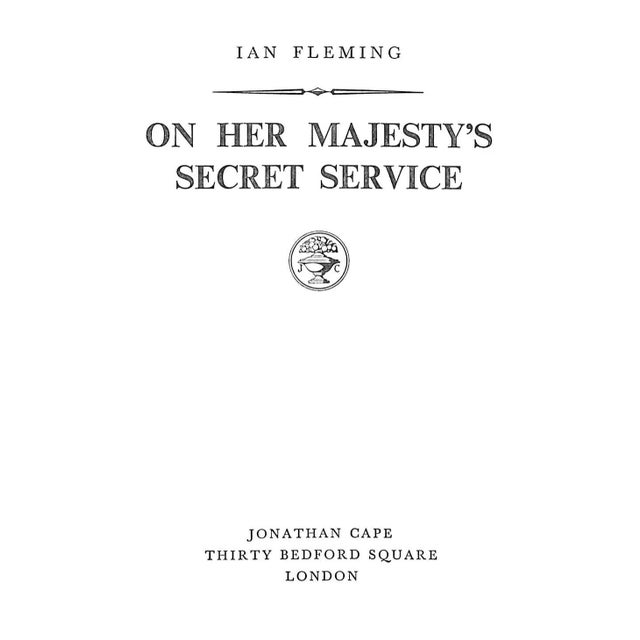 "On Her Majesty's Secret Service" 1963 Fleming, Ian For Sale - Image 4 of 7