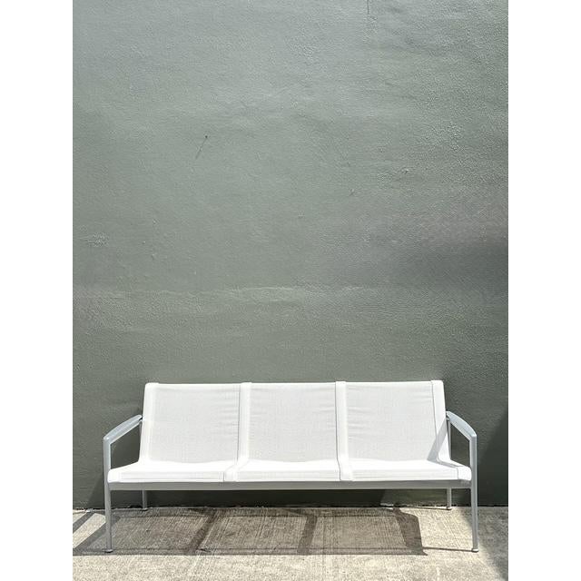 Knoll Vintage MCM Richard Schultz 1966 Outdoor Sofa For Sale - Image 4 of 12
