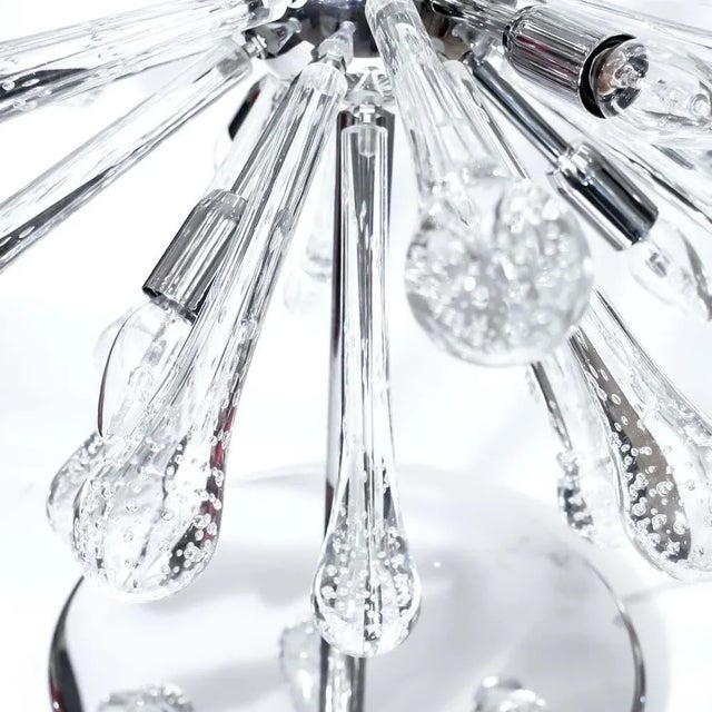 Murano Sputnik Bullicante Table Lamps, 1980s, Set of 2 For Sale - Image 4 of 6