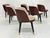 Set of 6 Baxter "Colette" Chairs by Roberto Lazzeroni in Leather Brass For Sale In Los Angeles - Image 6 of 18