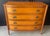 This beautiful antique Sheraton Birdseye Maple and Cherry chest of drawers crafted in the manner of John and Thomas...