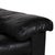 Modern Black Leather Conseta Two-Seater Sofa from COR For Sale - Image 3 of 11