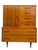Vintage mid-century modern gentleman's chest featuring a versatile combination of drawers and cabinet storage. The upper...
