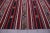 1960 Scandinavian Style Burgundy Stripe Desing Kilim Rug For Sale In Sacramento - Image 6 of 13