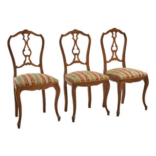 Chairs in the style of Luigi Filippo, Set of 3 For Sale