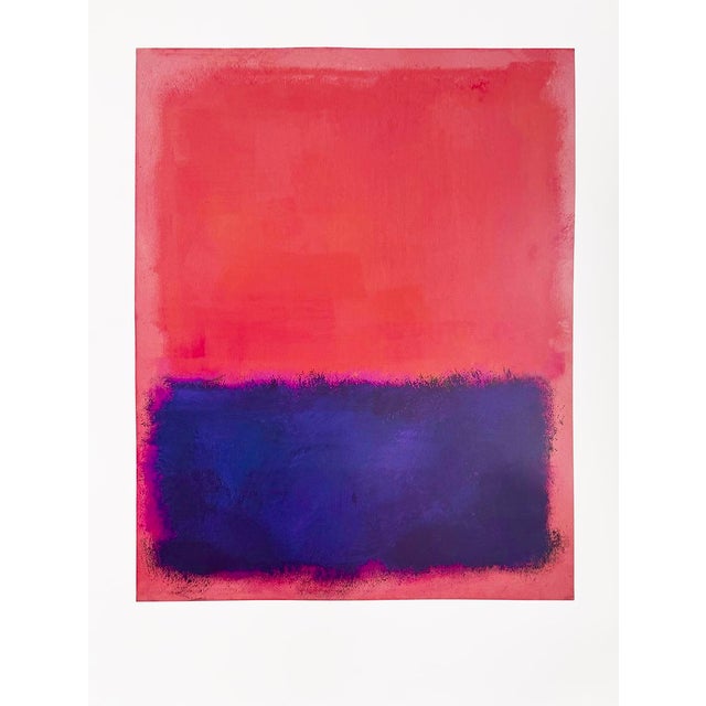 1403 Mark Rothko Untitled 1960-61 Vintage Poster 2005 Poster size 60×80 cm Image area 48×60 cm Condition : excellent /...