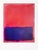 1403 Mark Rothko Untitled 1960-61 Vintage Poster 2005 Poster size 60×80 cm Image area 48×60 cm Condition : excellent /...