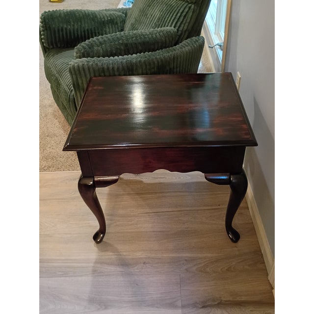 1980s Broyhill Side Table For Sale - Image 6 of 8