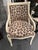 Tessellated Bone Armchair Reupholstered in Cheetah Print Scalamandre Fabric For Sale - Image 15 of 15