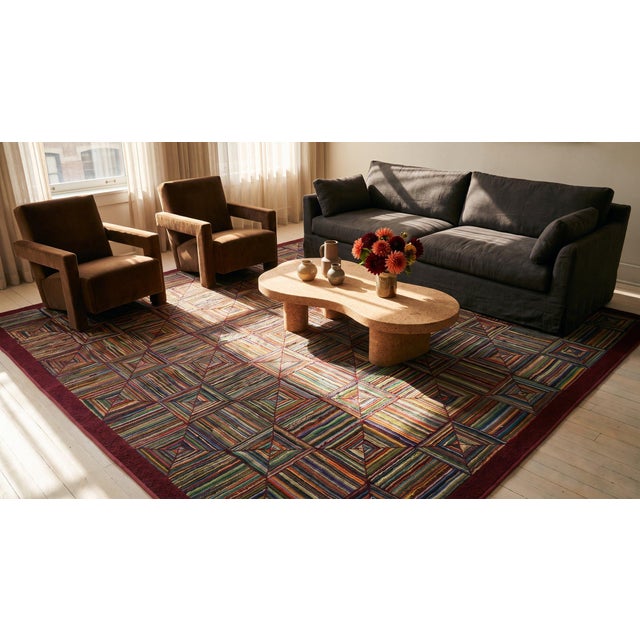 Mid-20th Century American Hooked Rug ( 7' 6'' x 9' 2'' - 228 x 279 cm ) For Sale - Image 13 of 15