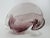 Glass Vintage C1970's Italian Moretti Franco (Signed) Murano 2-Way Positioning, Clam Shell Burgundy Decorative Vessel For Sale - Image 7 of 13
