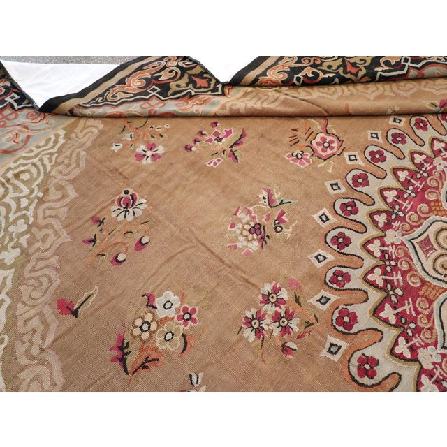 Galerie Shabab Collection Early 20th Century French Aubusson Flatweave Rug For Sale - Image 10 of 10