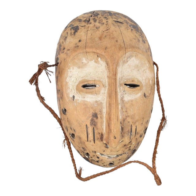 Early 20th Century Lega Bwami Society Mask For Sale