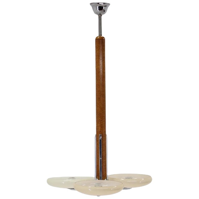 Art Deco Pendant Lamp by Jindrich Halabala for Up Závody, 1930s For Sale