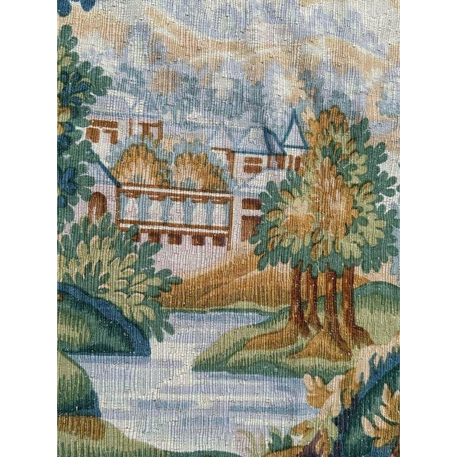 Vintage Silk Screen Printed Tapestry Verdure Chantilly, 1960s For Sale - Image 14 of 18
