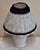 Vintage Table Lamp with White Ceramic Base and Fabric Shade by Aro, 1980s For Sale - Image 6 of 10